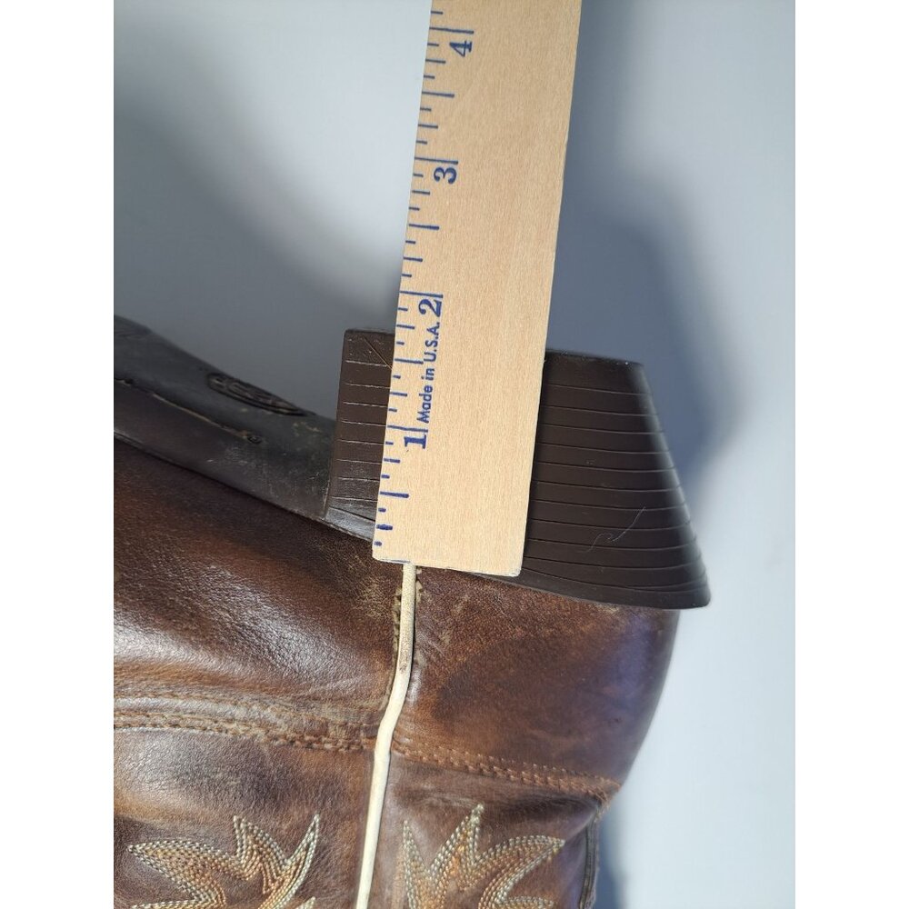 Ariat Womens Legend Spirit Western Brown Cowboy Boots 8.5M Square Toe Leather - Picture 12 of 12